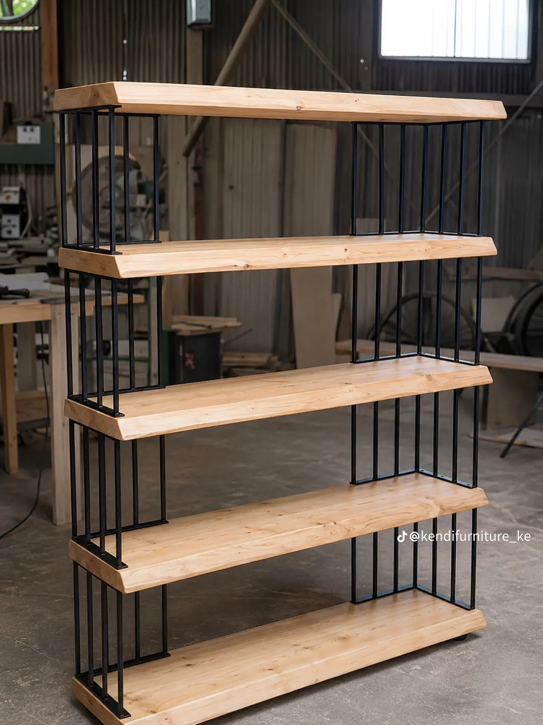 Modern Wooden Shelves for Living Room, Books & Home Décor - photo 2