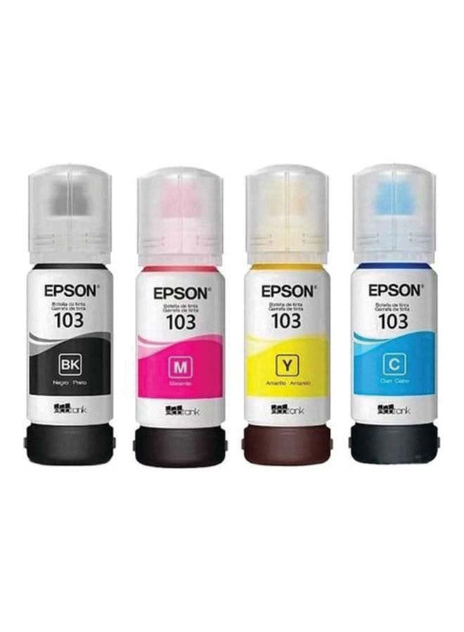 Original Epson 103 EcoTank Printer Ink Black, Cyan, Magenta & Yellow - photo 2