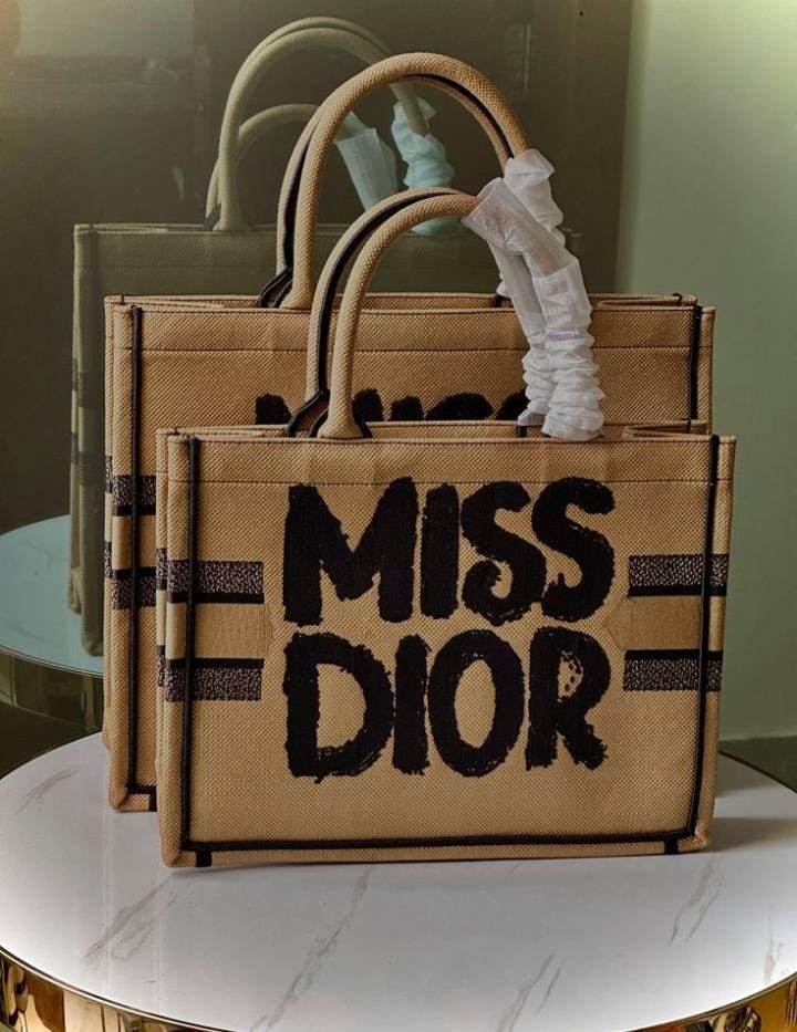 Miss Dior Canvas Tote Bag