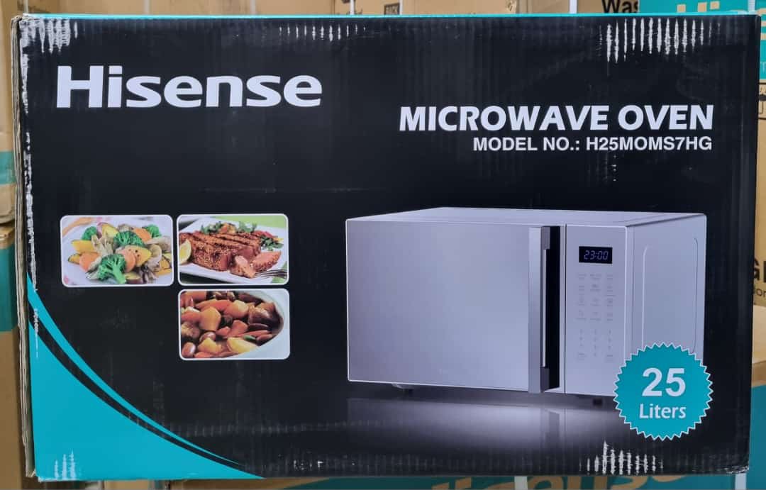 Hisense 25L Microwave Oven with Grill – H25MOMS7HG Digital Microwave