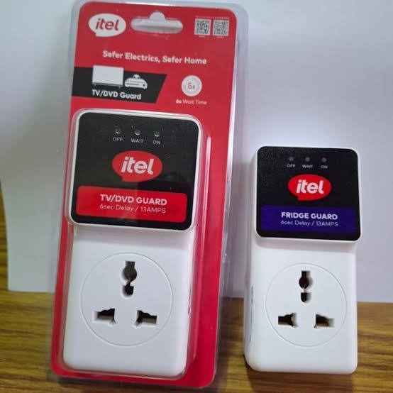 Itel TV Guard Voltage Protector 13A with 6-Second Delay & Surge Protection - photo 2