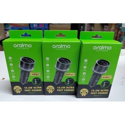 Oraimo 69W Dual USB Car Charger – Type-C & USB-A Fast Car Charger | PowerDrive 7691 Pro - photo 2