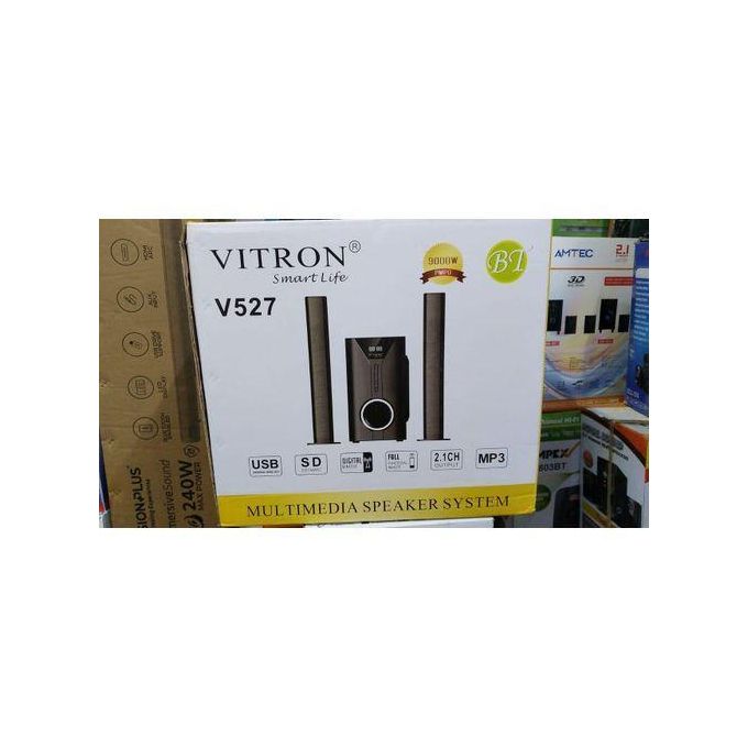 Vitron V527 2.1CH Multimedia Speaker System – Bluetooth, USB, FM & Deep Bass - photo 2