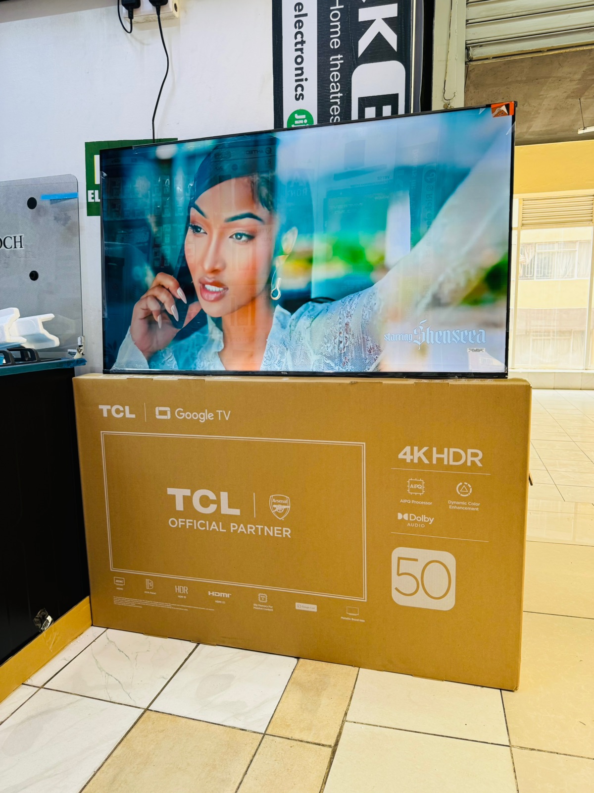 TCL 50-Inch 4K HDR Google TV V6C – Frameless Smart TV with Netflix, YouTube, Bluetooth & Built-In Decoder