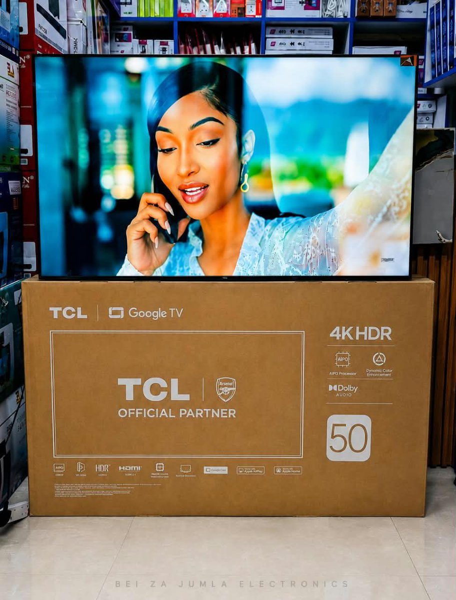 TCL 50-Inch 4K HDR Google TV V6C – Frameless Smart TV with Netflix, YouTube, Bluetooth & Built-In Decoder - photo 2