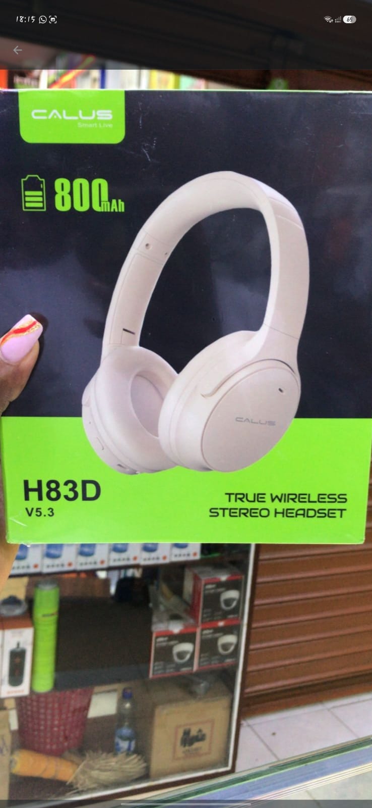 Calus H83D Wireless Bluetooth Headphones V5.3 – 800mAh True Wireless Stereo Headset