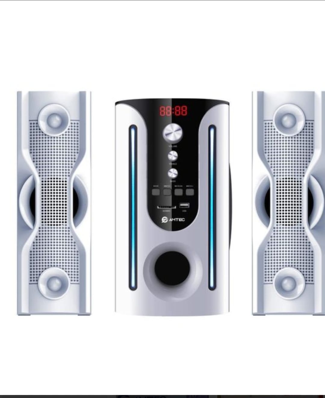 Amtec AM-608 2.1 Home Theater System – 8000W PMPO - photo 2