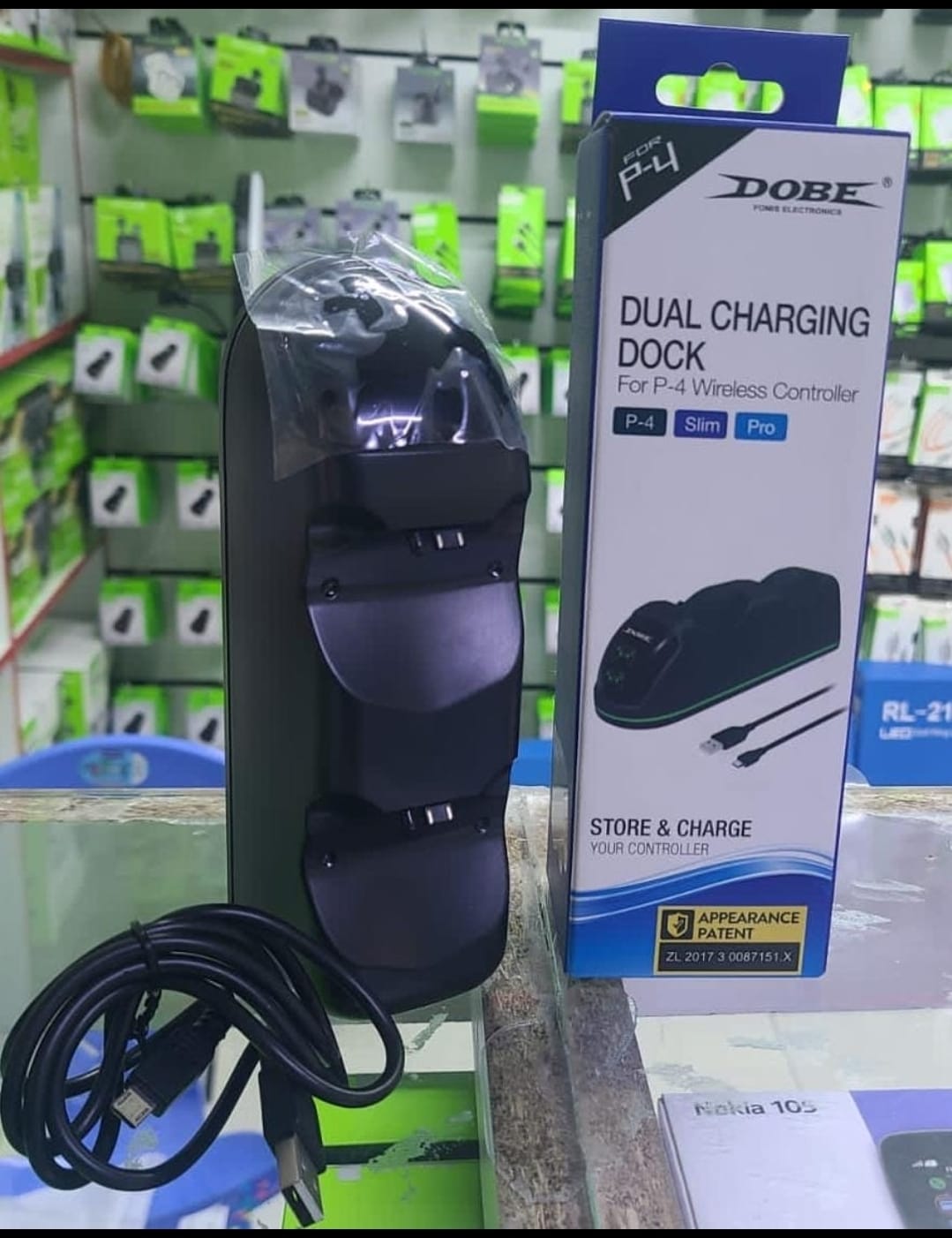 DOBE PS4 Dual Charging Dock for PS4 Wireless Controllers – PS4 Slim & Pro