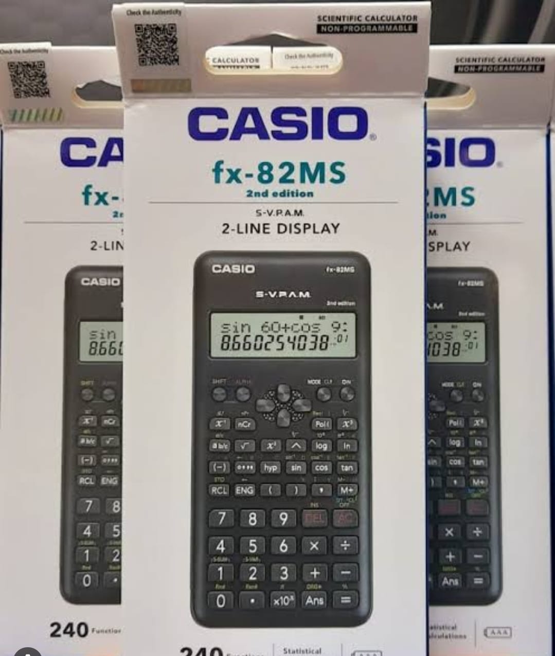 Casio FX-82MS 2nd Edition Scientific Calculator – 240 Functions, 2-Line Display - photo 2