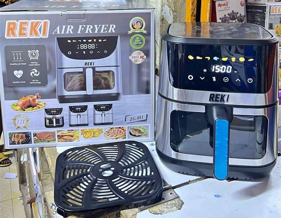 Reki 12L Digital Air Fryer Oven ZG-881 – 1800W Multi-Function Cooker