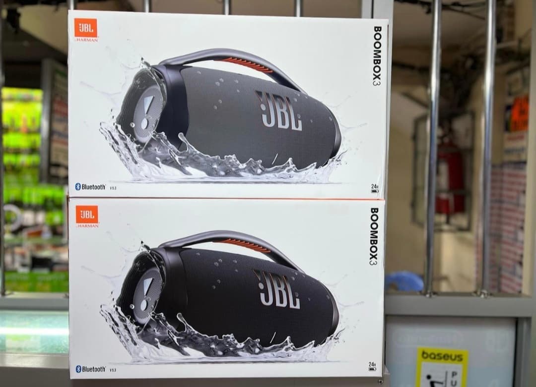 JBL Boombox 3 Portable Bluetooth Speaker – Powerful Pro Sound, Deep Bass & 24H Battery