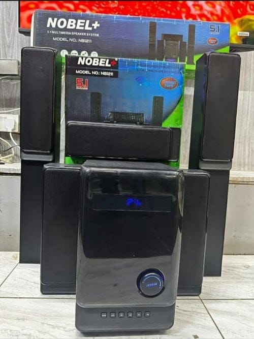 Nobel Plus NB-1211 5.1 Channel Multimedia Speaker System – Bluetooth, FM & Super Bass