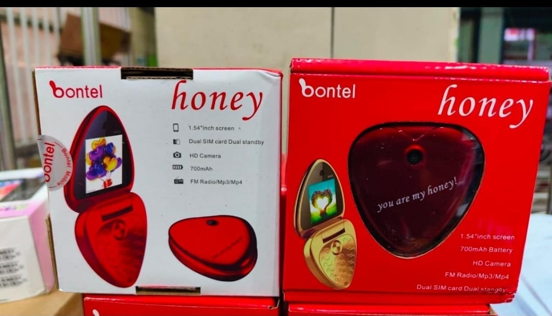 Bontel Honey Feature Phone – Dual SIM, 1.54-Inch Screen, 700mAh Battery