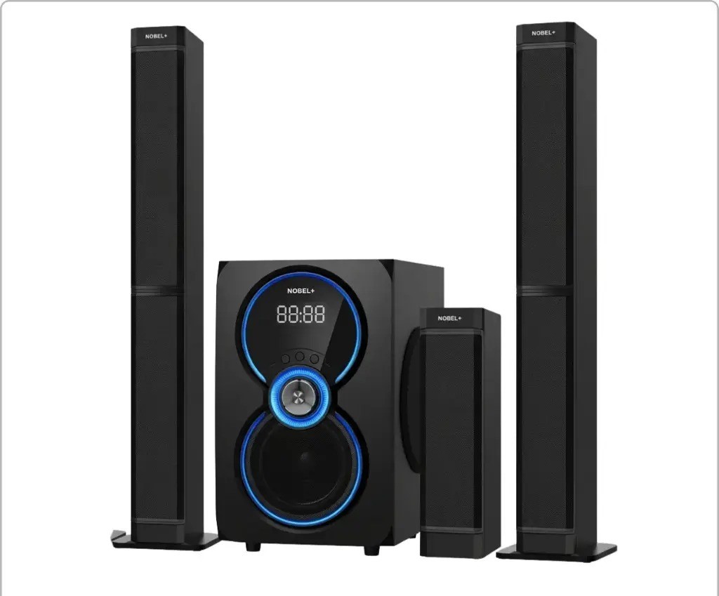 Nobel NB-2050 5.1CH Home Theatre Speaker System – Bluetooth, USB, FM - photo 2