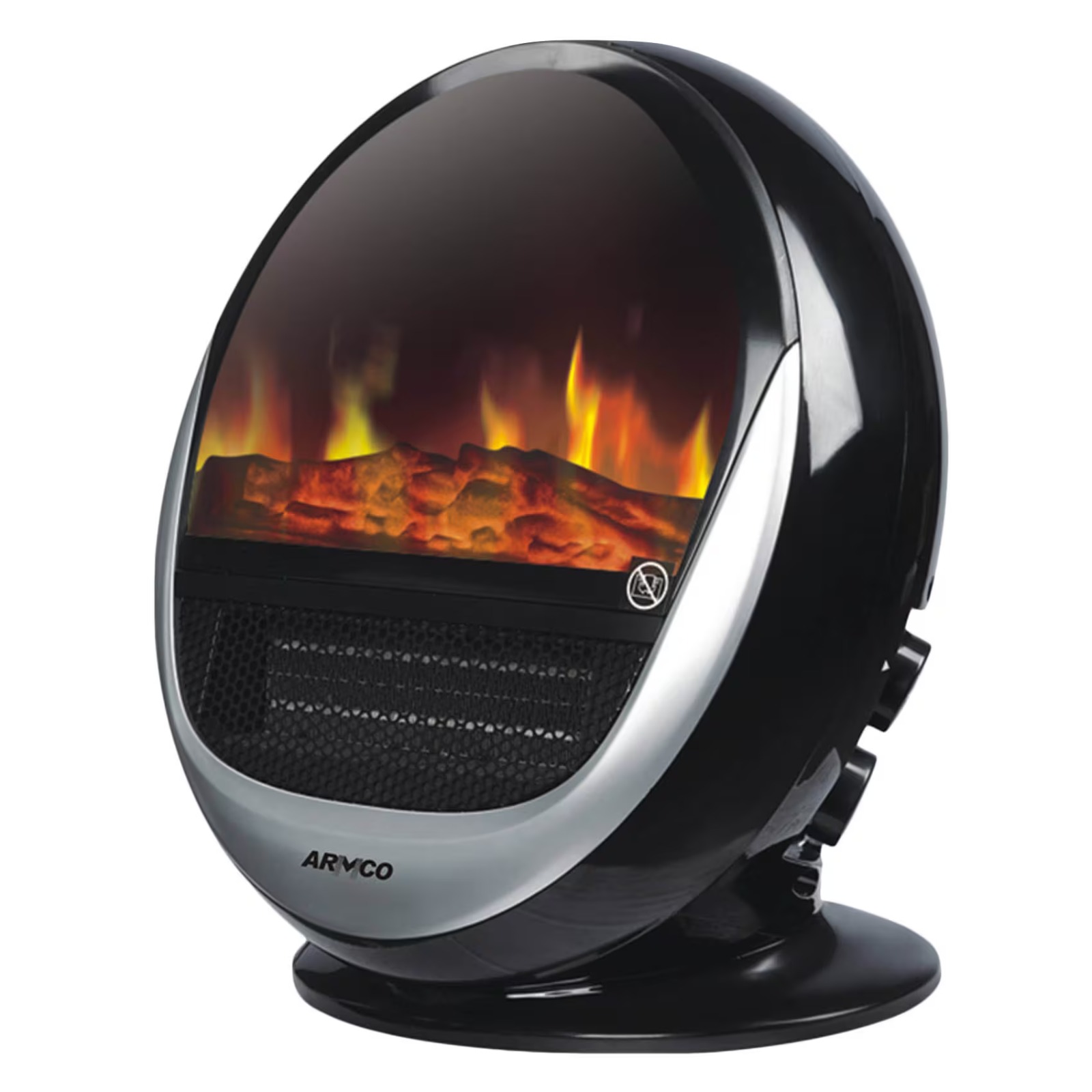Armco AFH-VF65X 1500W Fireplace Heater – Ceramic, Flame Effect - photo 2