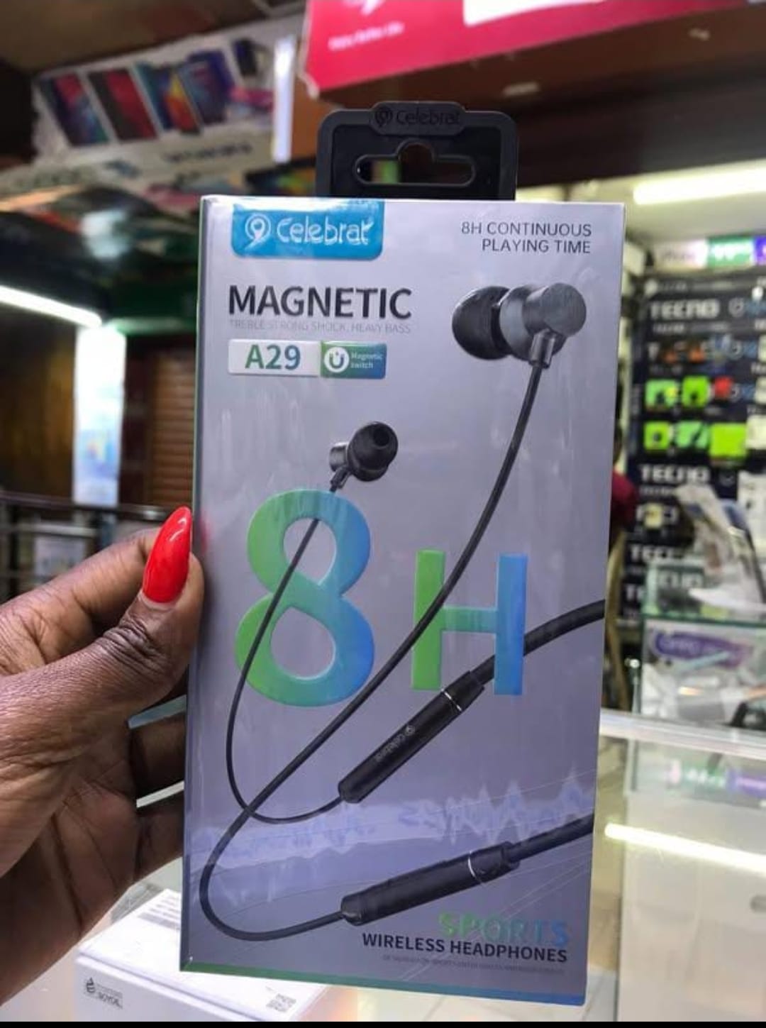 Celebrat A29 Magnetic Neckband Wireless Headphones