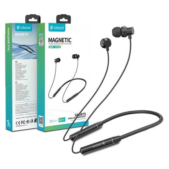 Celebrat A29 Magnetic Neckband Wireless Headphones - photo 2