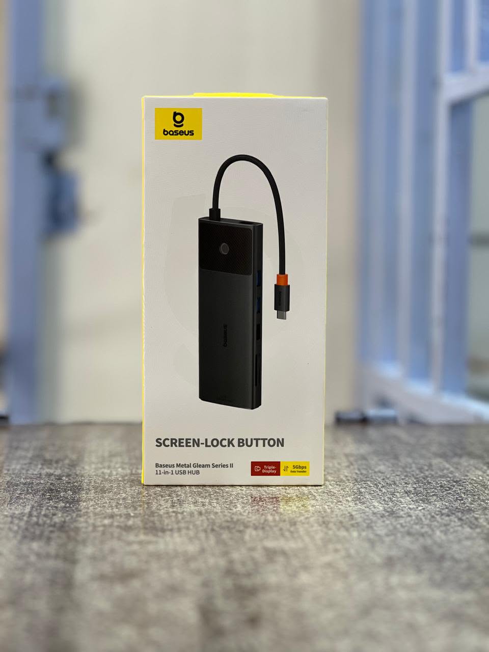 Baseus Metal Gleam Series II 11-in-1 USB-C Hub – Dual HDMI, USB 3.0, SD/TF, RJ45 & PD
