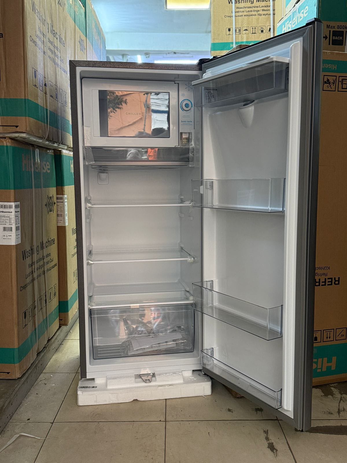 Hisense REF176DR Single Door Refrigerator with Water Dispenser