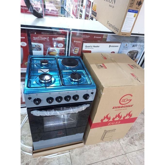 Eurochef 50×55 3+1 Free-Standing Cooker with 60L Electric Oven - photo 2