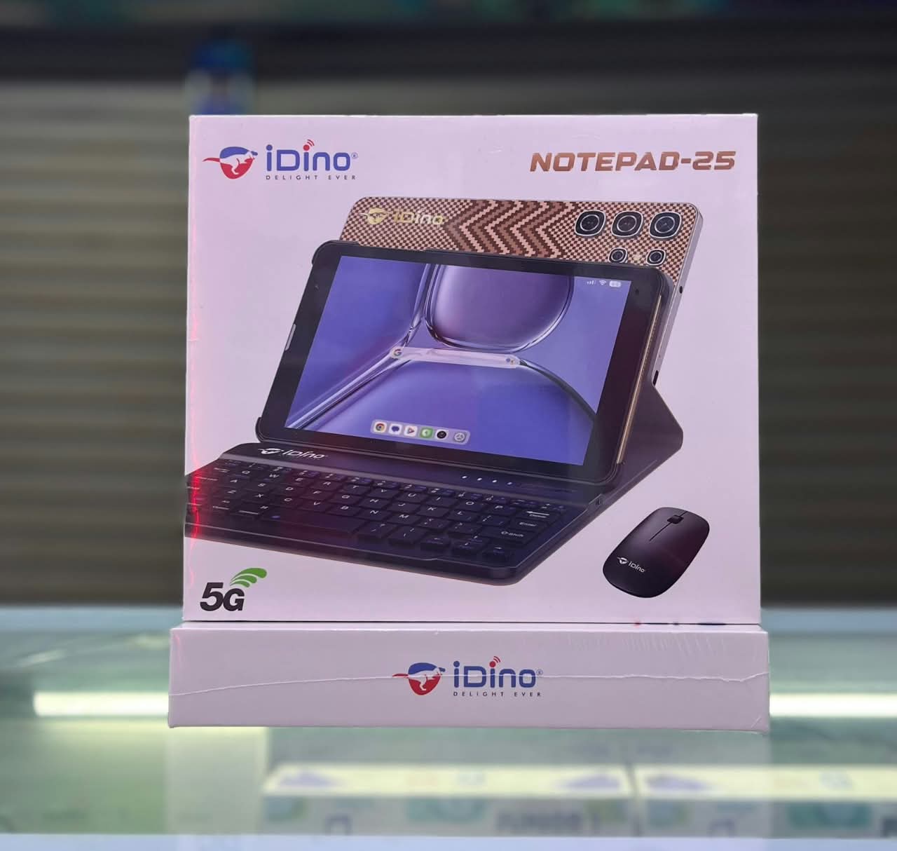 iDino NotePad-25 8-Inch Android Tablet 8GB RAM 512GB with Keyboard & Mouse