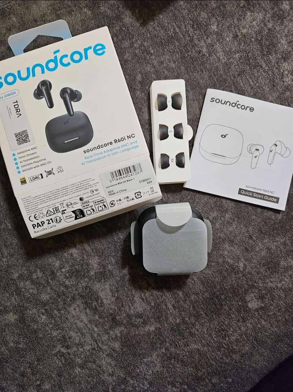 Anker Soundcore R60i NC Wireless Earbuds – Adaptive ANC, 11mm Drivers & 50H Playtime
