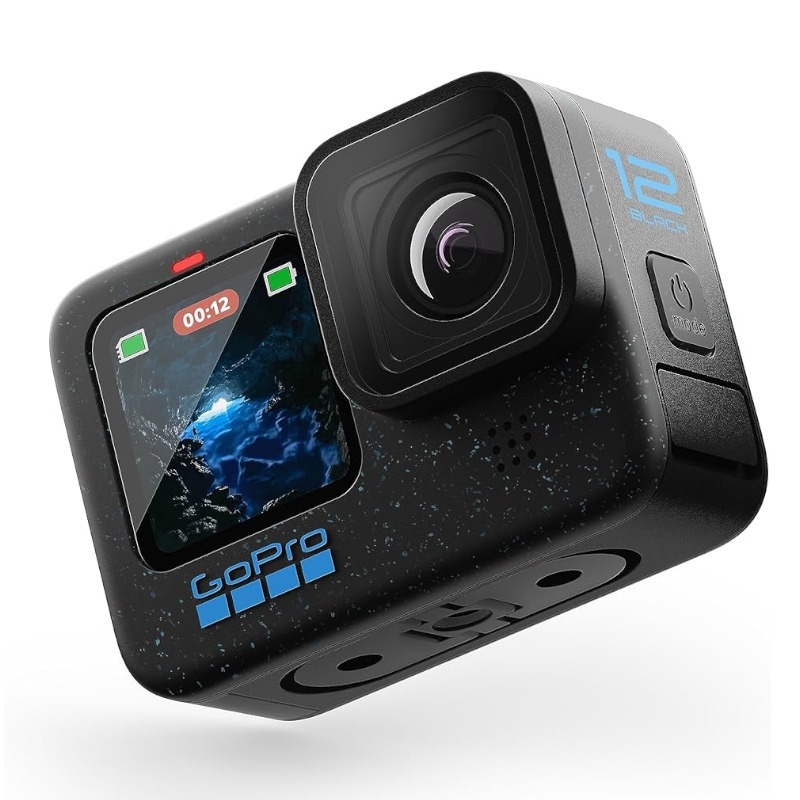 GoPro HERO12 Black Action Camera – 5.3K60, 4K120, HDR & HyperSmooth 6.0