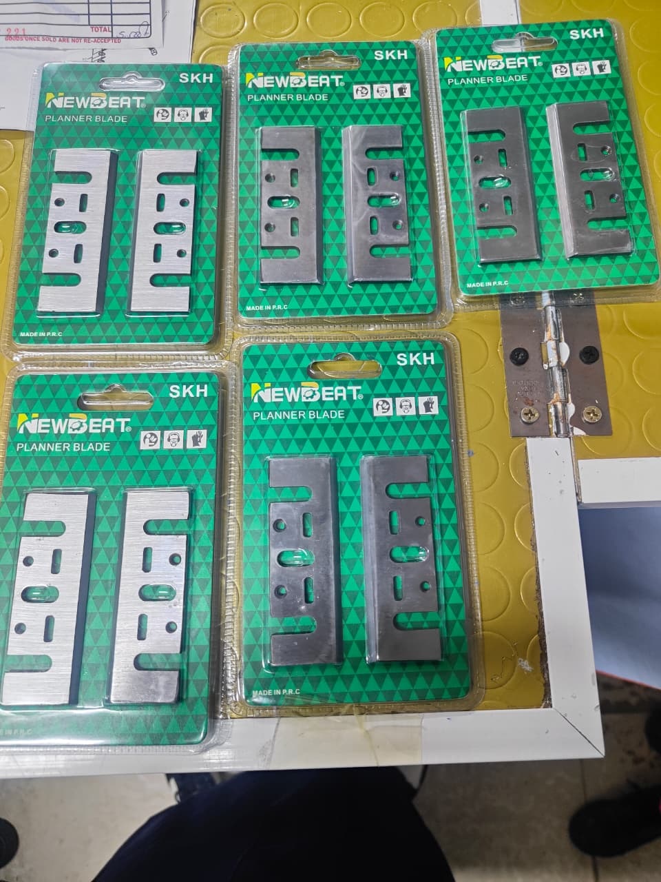 Newbeat SKH Planer Blades – 2-Piece Set for Electric Wood Planers - photo 2