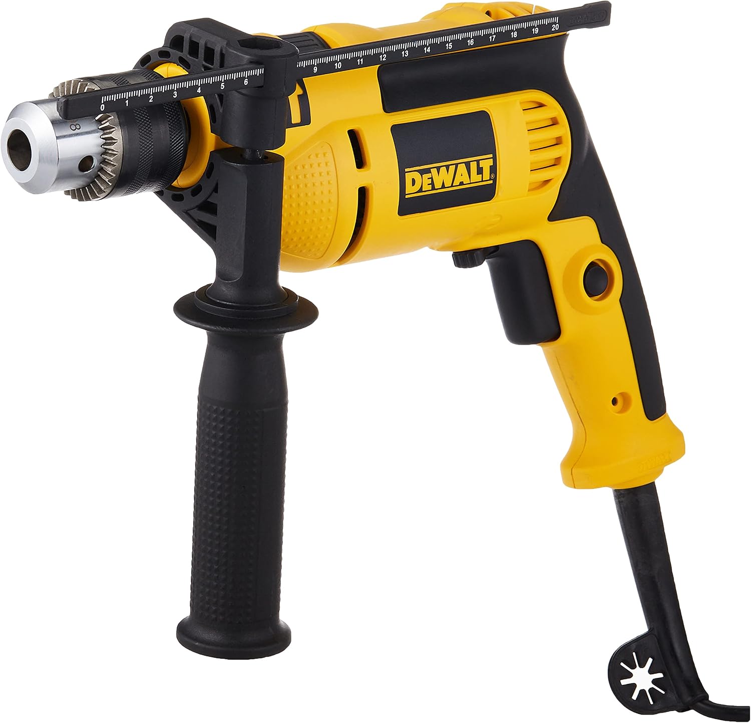 DeWALT 700W Corded Electric Impact Drill – 13mm Keyed Chuck, Variable Speed & Hammer Action