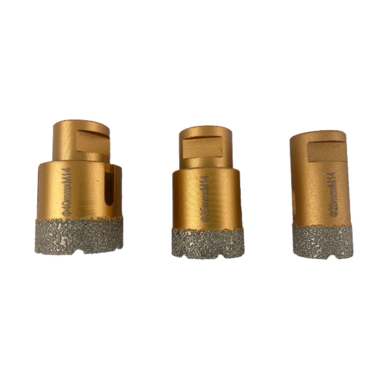 35mm M14 Diamond Core Drill Bit – Vacuum-Brazed Diamond Hole Saw for Tile & Stone - photo 2