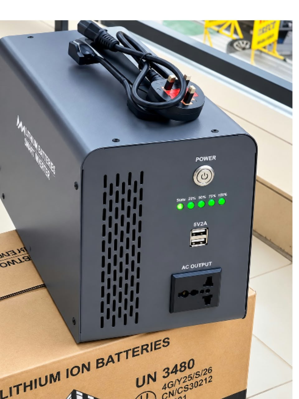 Vestwoods Rescube 1kWh 500W Portable Power Station – LFP Battery, Solar Ready & UPS Backup