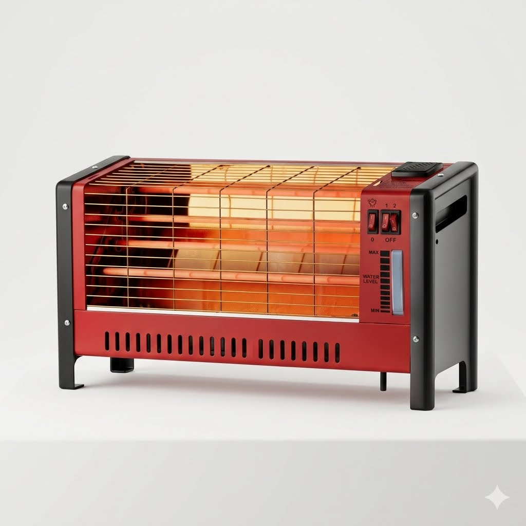 Nunix HQ20 Electric Heater with Humidifier – 2-Heat Settings Room Heater