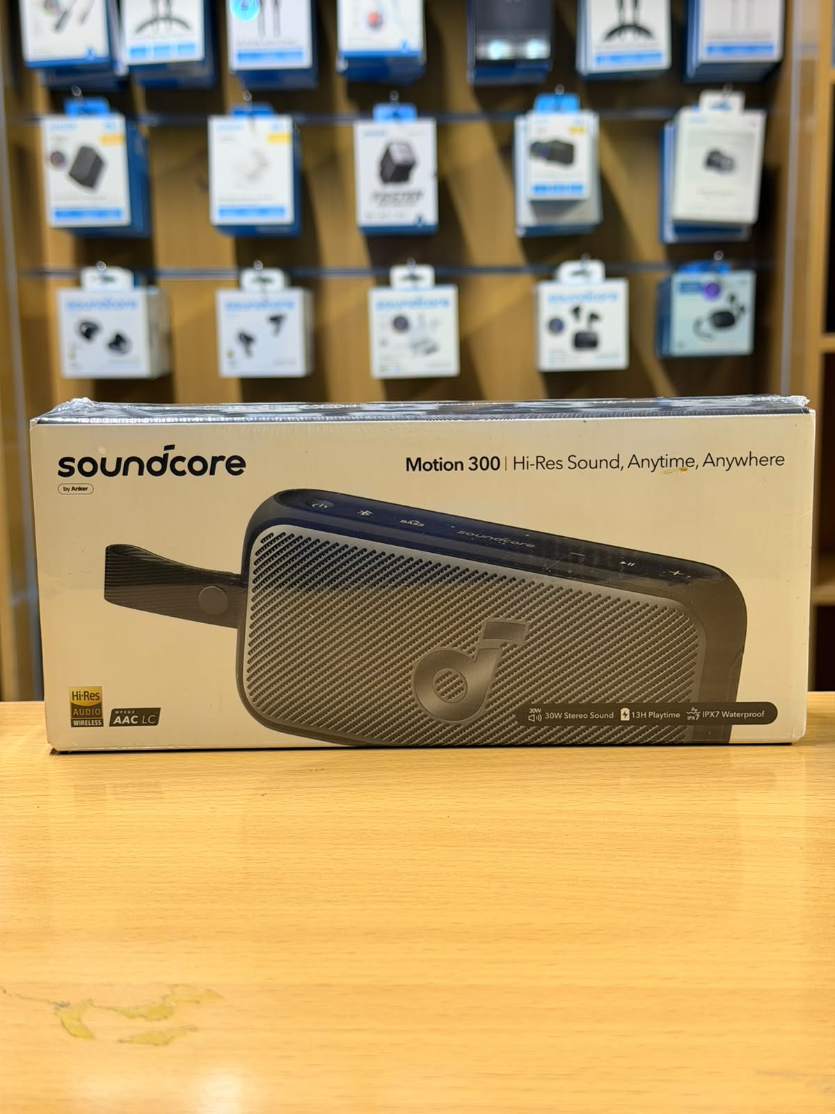 Soundcore Motion 300 Portable Bluetooth Speaker – Hi-Res Sound & 13-Hour Playtime