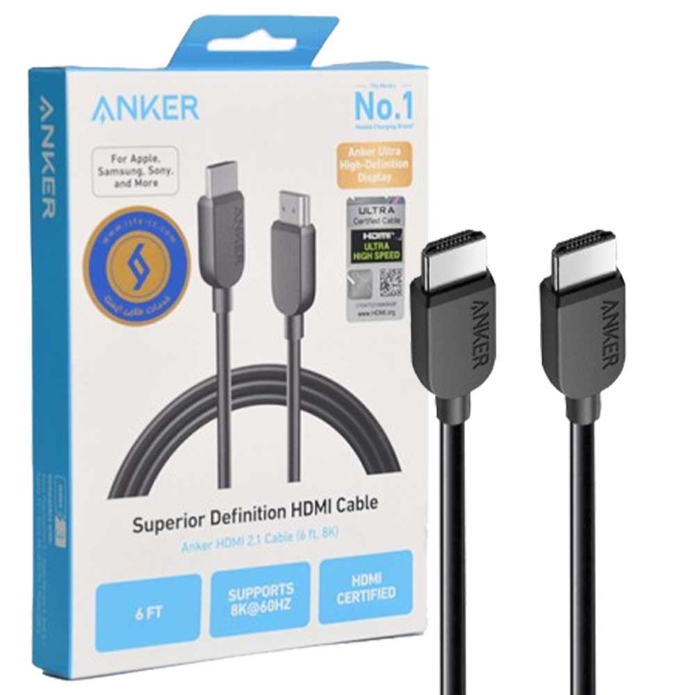 Anker HDMI 2.1 Cable 6ft – 8K@60Hz Ultra High Speed - photo 2