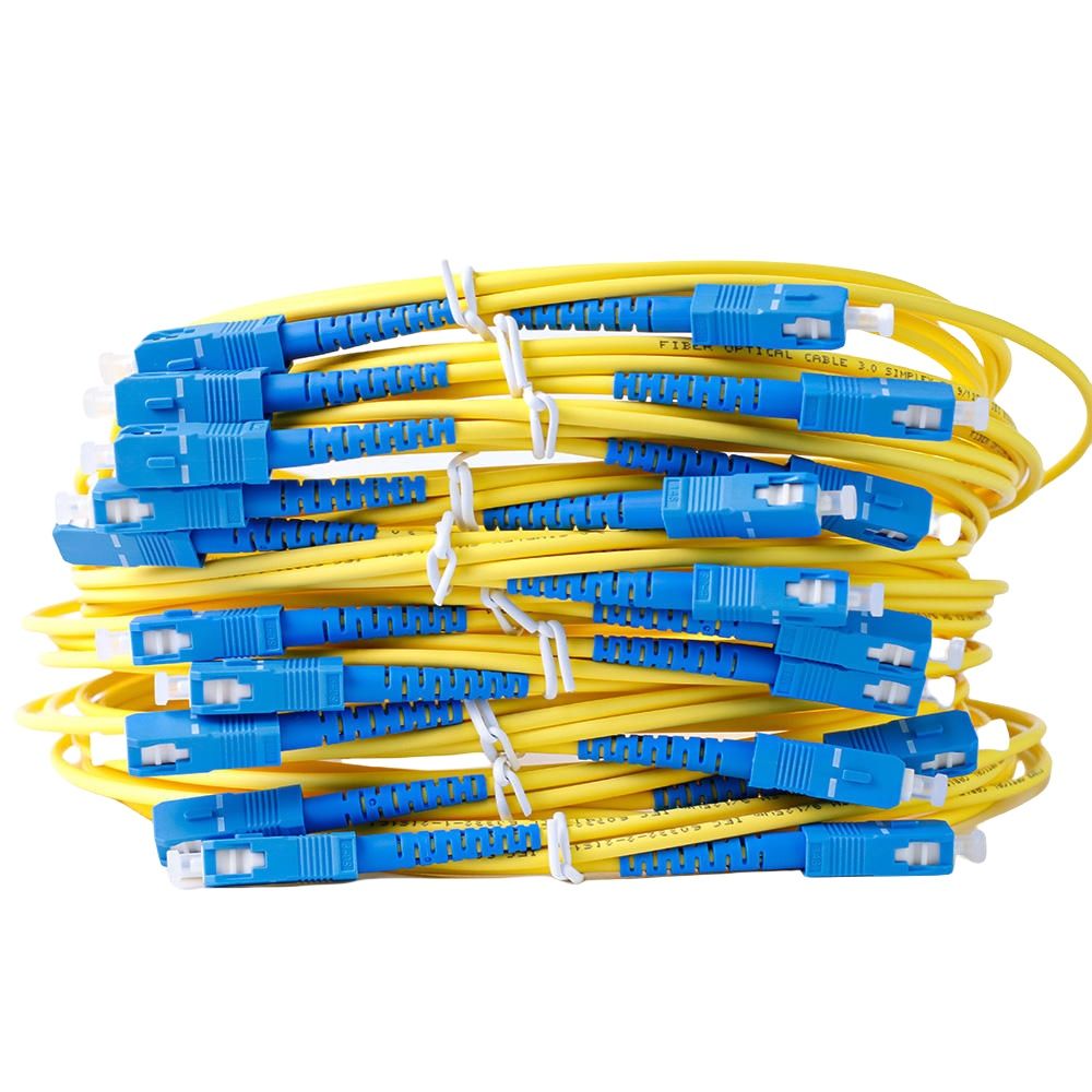 3M SC to SC UPC Fiber Optic Patch Cord – Single Fiber Cable for FTTH & Network Connections - photo 2