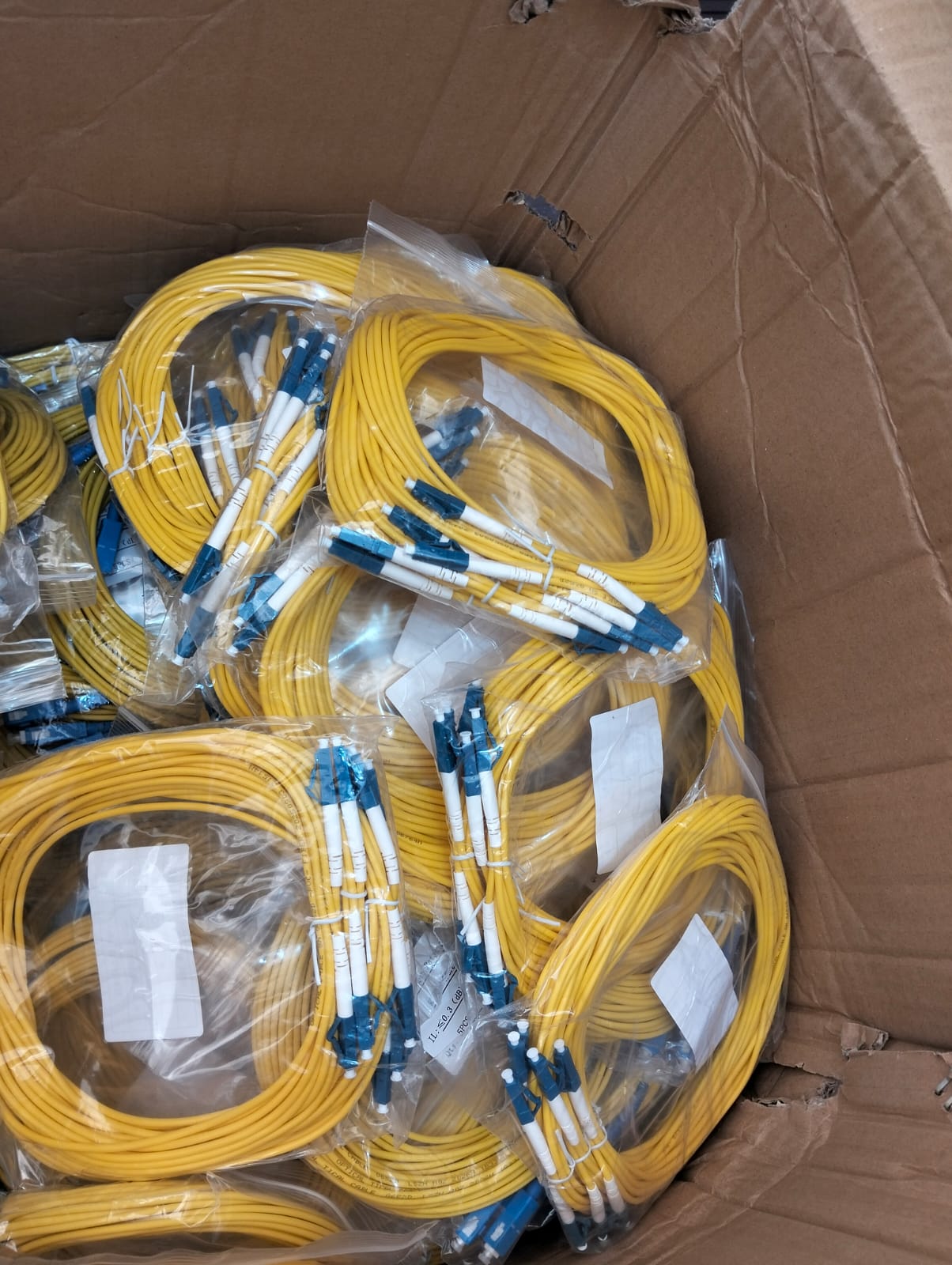 LC UPC Fiber Optic Patch Cord – Single Mode Duplex Fiber Cable for FTTH & Networking