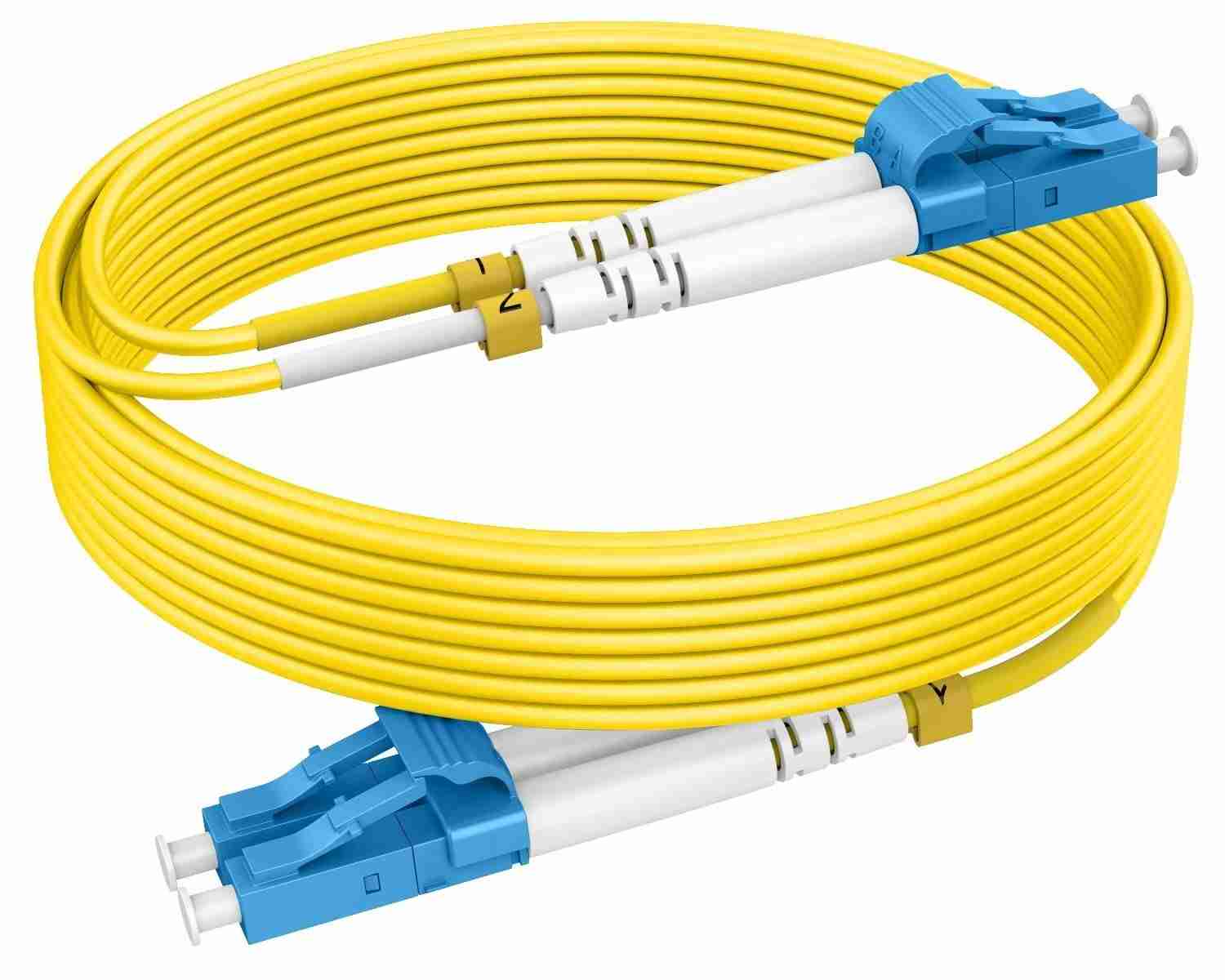 LC UPC Fiber Optic Patch Cord – Single Mode Duplex Fiber Cable for FTTH & Networking - photo 2