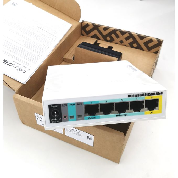 MikroTik RB951Ui-2HnD Wireless Router – 5-Port Ethernet WiFi Router with PoE - photo 2