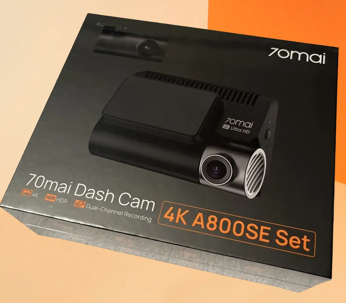 70mai Dash Cam 4K A810S HDR Set – Starvis 2 Sony IMX678