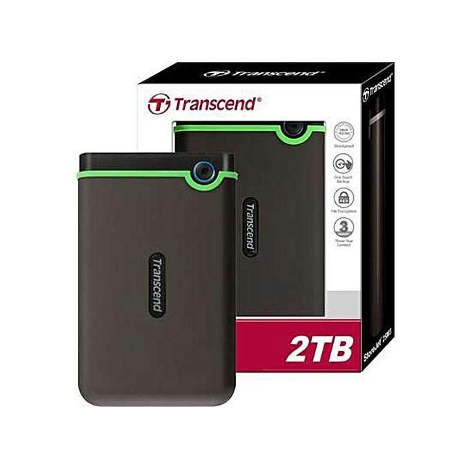 Transcend StoreJet 25M3 1TB External Hard Drive – USB 3.1 Portable HDD - photo 2