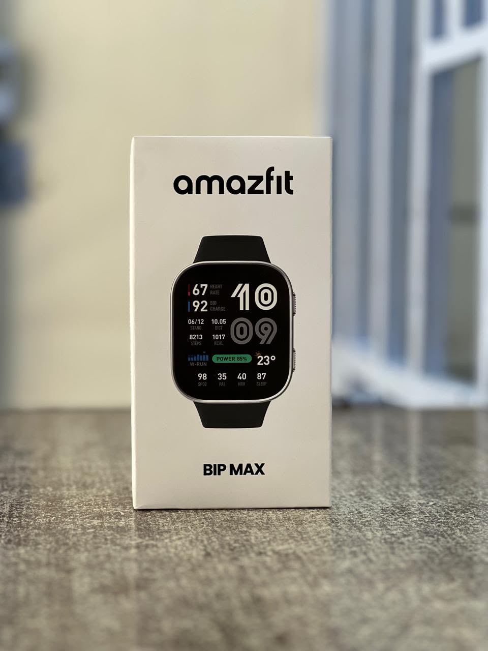 Amazfit Bip Max Smartwatch 2.07″ AMOLED – GPS, 4GB Storage, 20-Day Battery