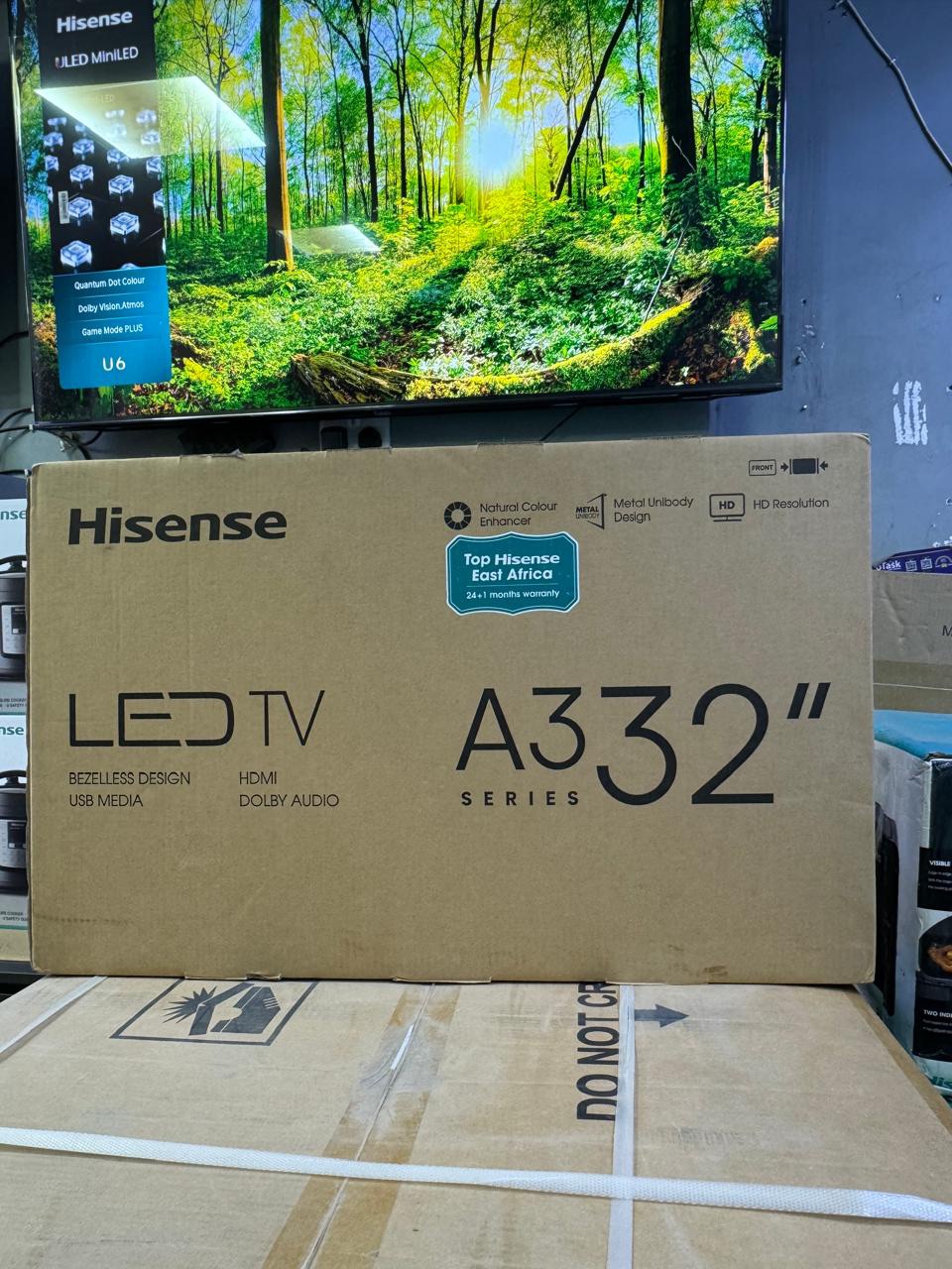 Hisense 32-Inch Digital TV – Frameless Television with Built-In Decoder
