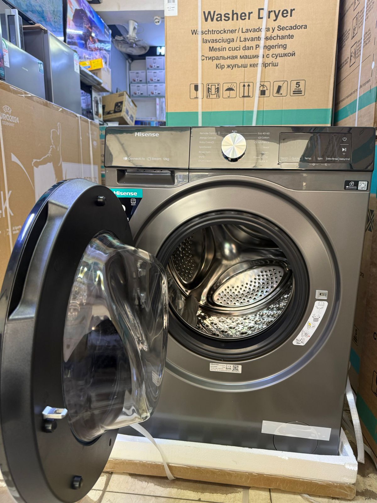 Hisense 12KG Washing Machine – Large-Capacity Washer with Wash & Spin Function - photo 2