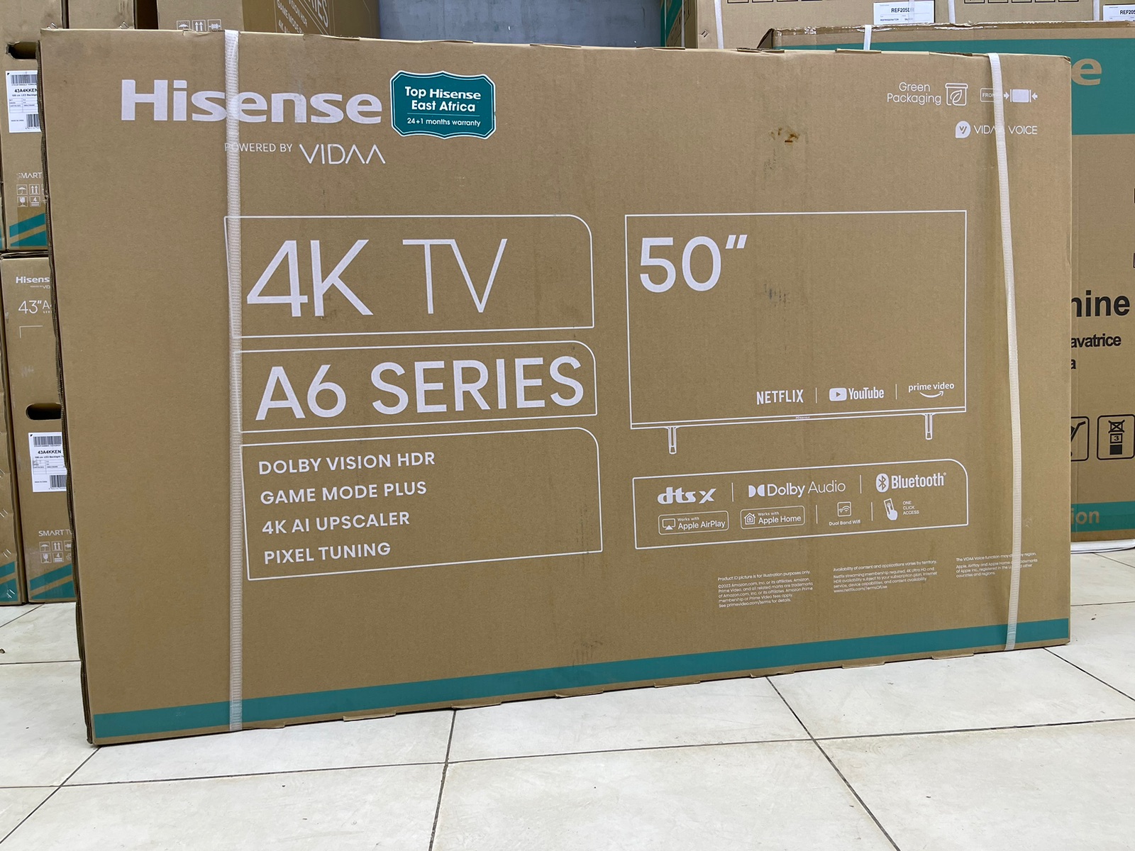 Hisense 50-Inch Smart 4K UHD A6 TV – Frameless Television with Bluetooth, Netflix & YouTube - photo 2