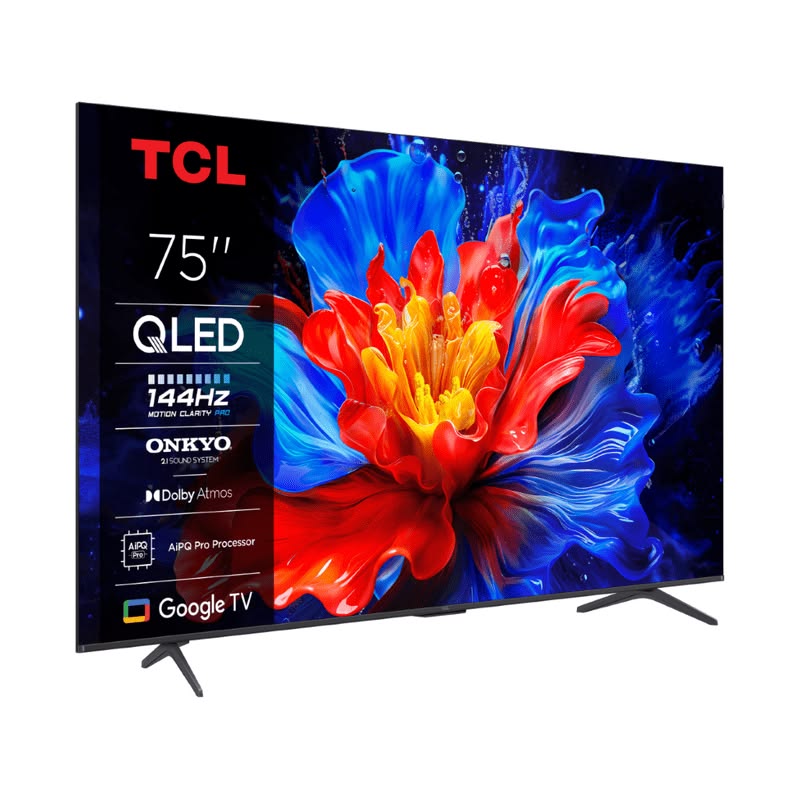 TCL 75-INCH QLED 4K GOOGLE TV T6C – FRAMELESS SMART TELEVISION WITH BLUETOOTH, NETFLIX AND YOUTUBE - photo 2