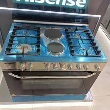 Hisense HF942GEES 90x60cm Gas Cooker with 4 Gas Burners and 2 Electric Hotplates - photo 2