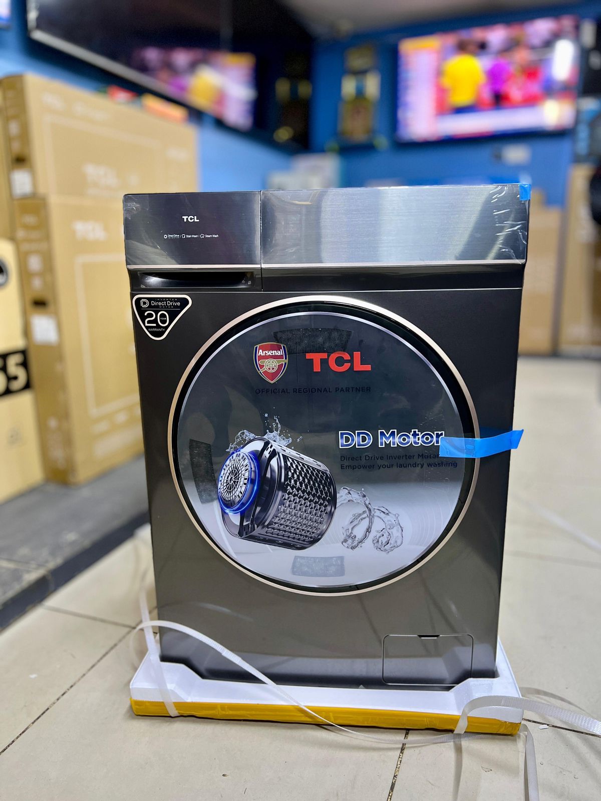 TCL C7110WDG 10kg/7kg Washer Dryer Combo – DD Inverter, Steam Wash & 1200 RPM