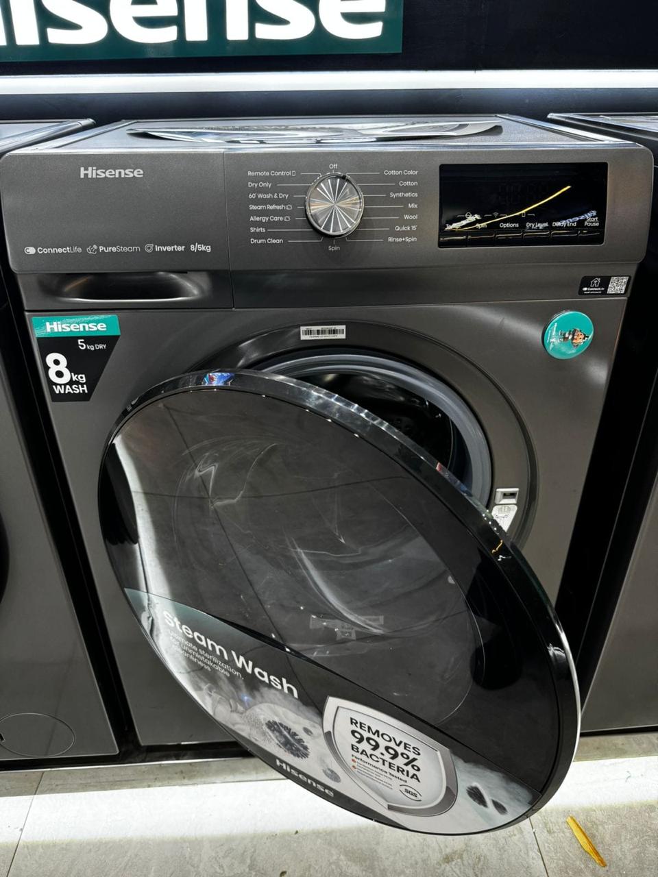 Hisense 8kg/5kg Washer Dryer Combo – 1400 RPM, LED Display & 15 Wash and Dry Programs - photo 3