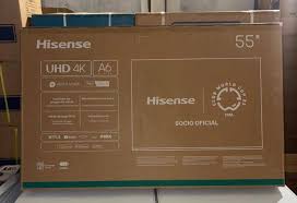 Hisense 55-Inch A6 4K UHD Smart TV – Frameless Display with Bluetooth, Netflix & YouTube - photo 3