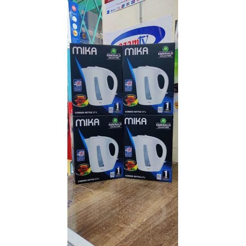 Mika MKT1005W Electric Kettle 1.7L – Cream White Plastic Corded Kettle - photo 2